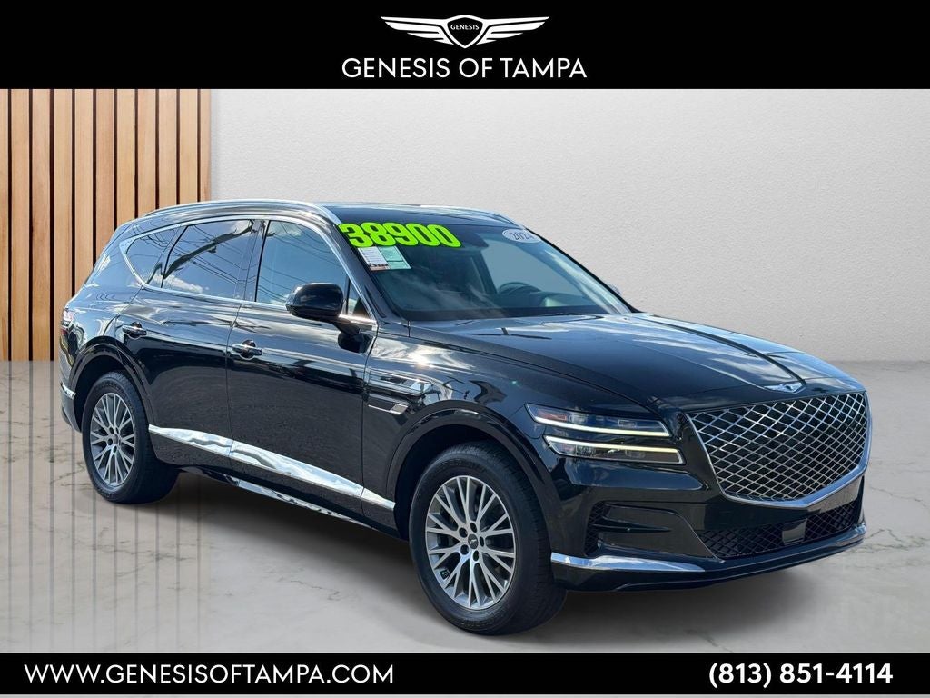 2024 Genesis GV80 2.5T in Vik Black — front three-quarter view