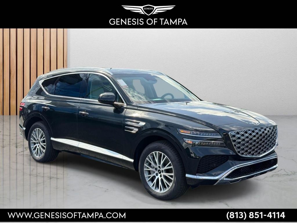2026 Genesis GV80 2.5T in Vik Black — front three-quarter view