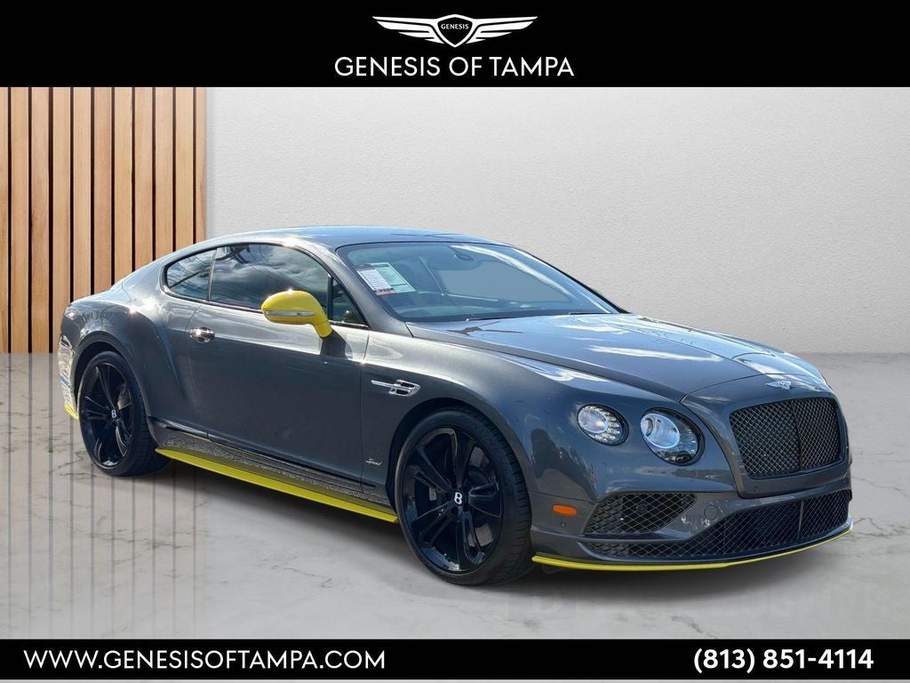 2017 Bentley Continental GT Speed in Dark Cashmere Metallic — front three-quarter view